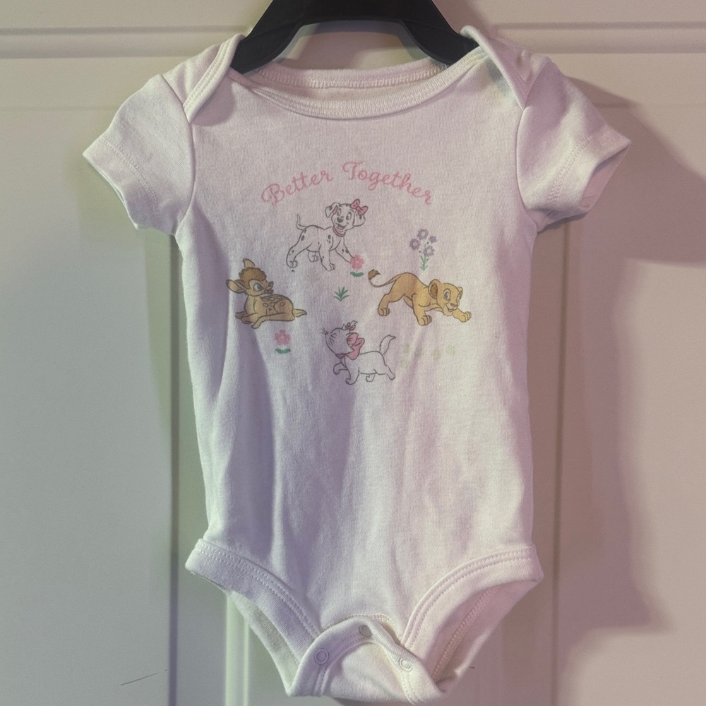 Disney white Better Together Bodysuit 0m Newborn
